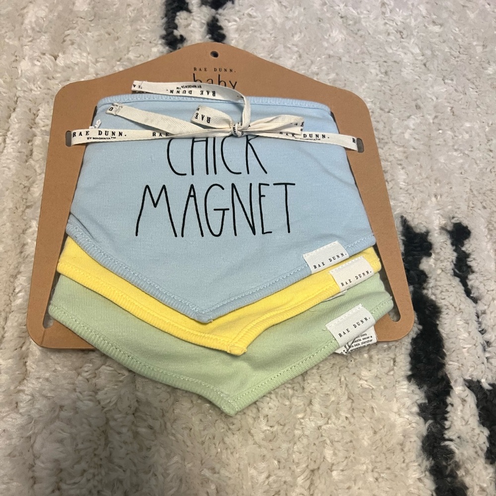 Brand new Rae Dunn bandana bibs